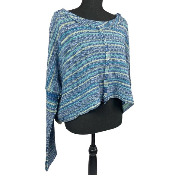 Free People Marine Com Cropped Sweater - Picture 5 of 9